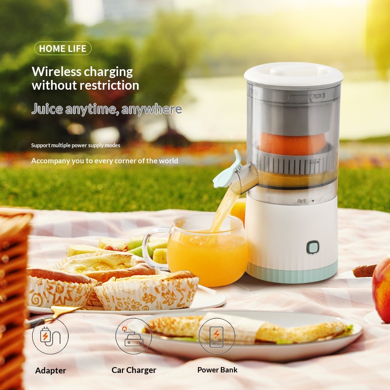 Electric Slow Juicer Cold Press - عصارة كهربائية لاسلكية محمولة قابلة لإعادة