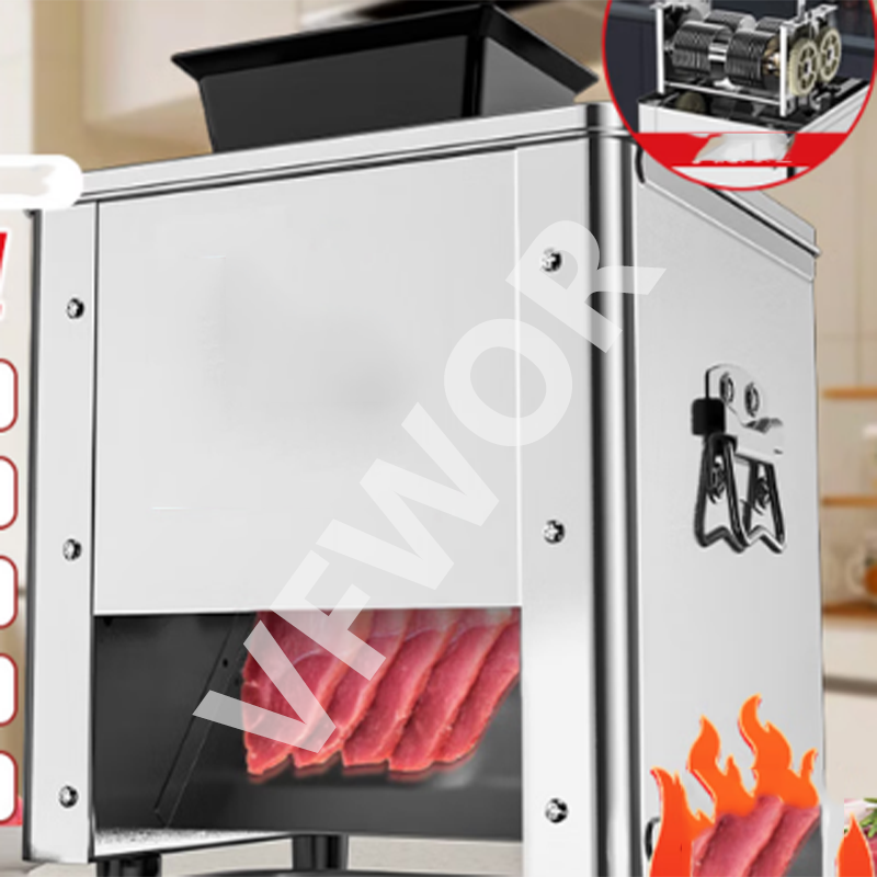 قطاعة جديدة صغيرة الحجم للاستخ - مراجعة Automatic Meat Slicer Home وسعره