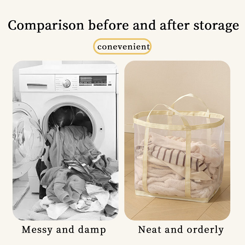 سلة غسيل شبكية من النايلون مع  - مراجعة Laundry وسعره