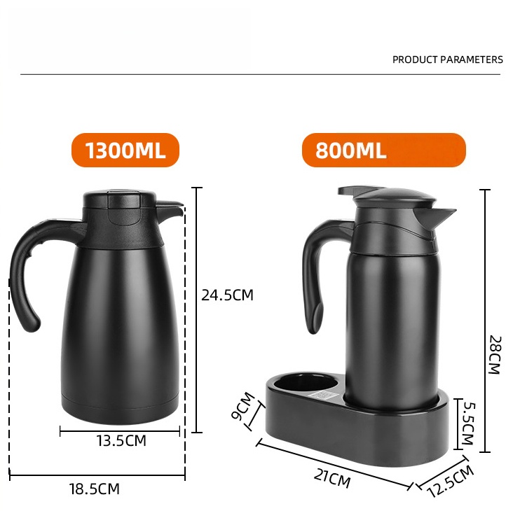 غلاية كهربائية ذكية 12 فولت/24 - مراجعة Electric Kettle Temperature Control وسعره