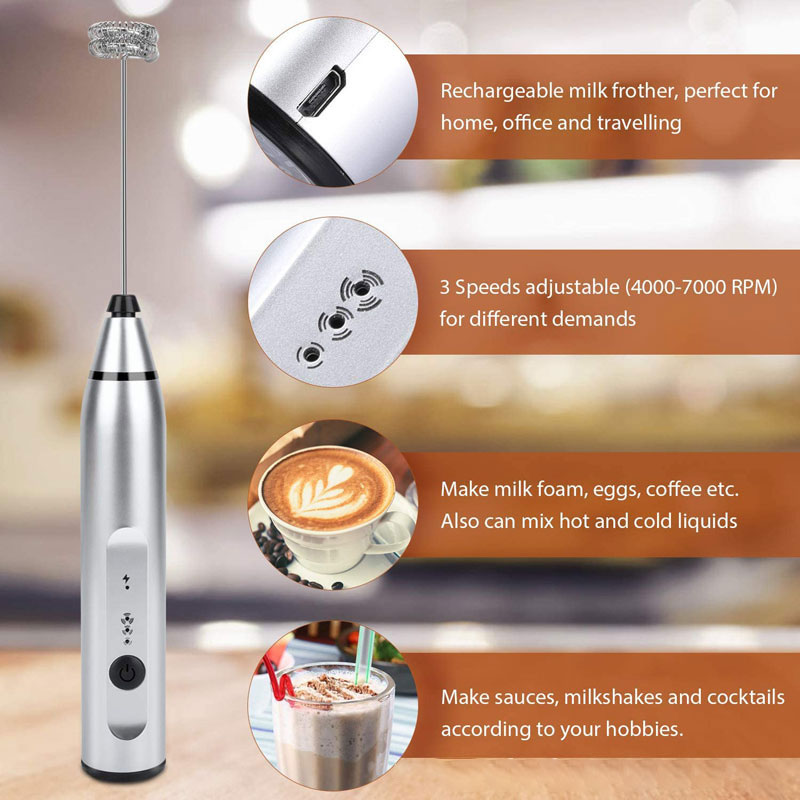 خلاط كهربائي صغير محمول لزبد ا - مراجعة Portable Blender Usb Rechargeable وسعره
