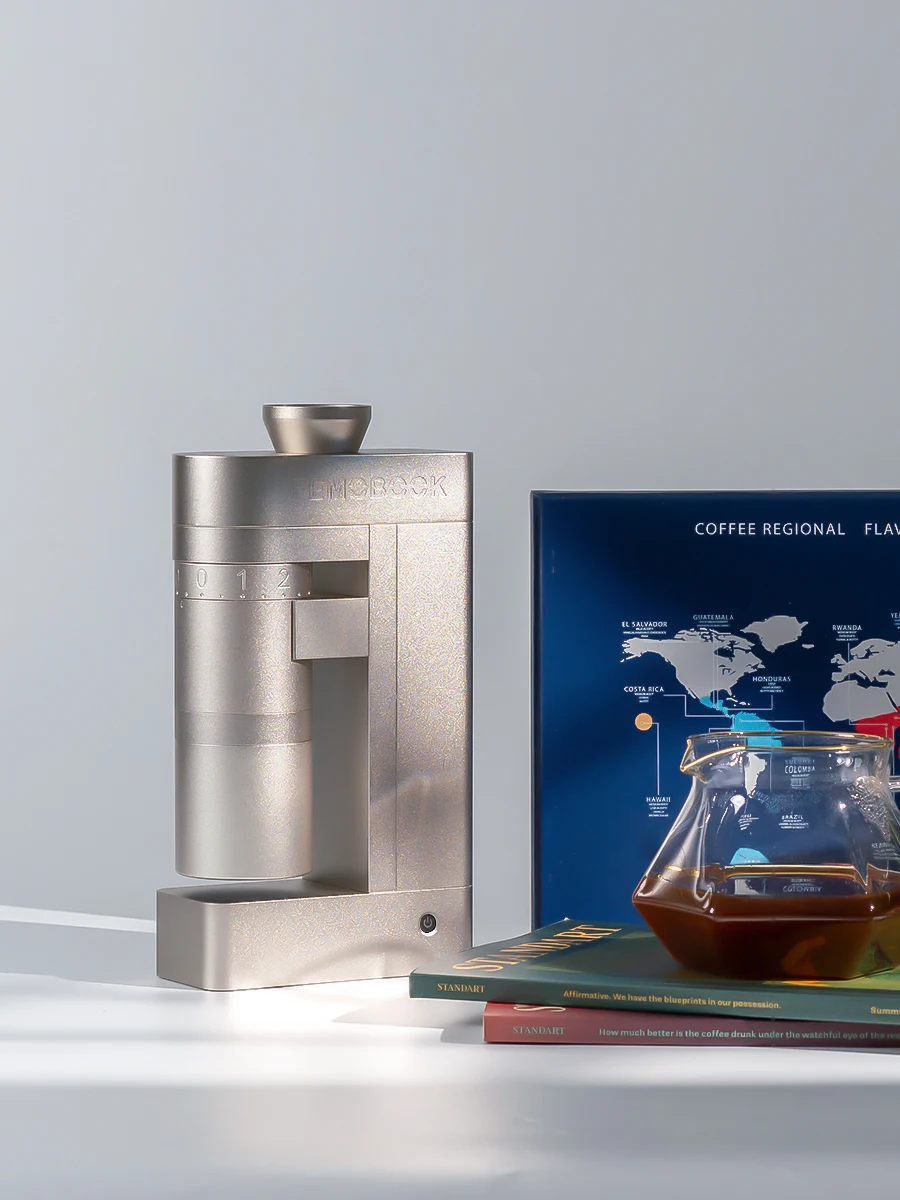 مطحنة القهوة الكهربائية FEMOOK - مراجعة Coffee Bean Grinder Electric وسعره