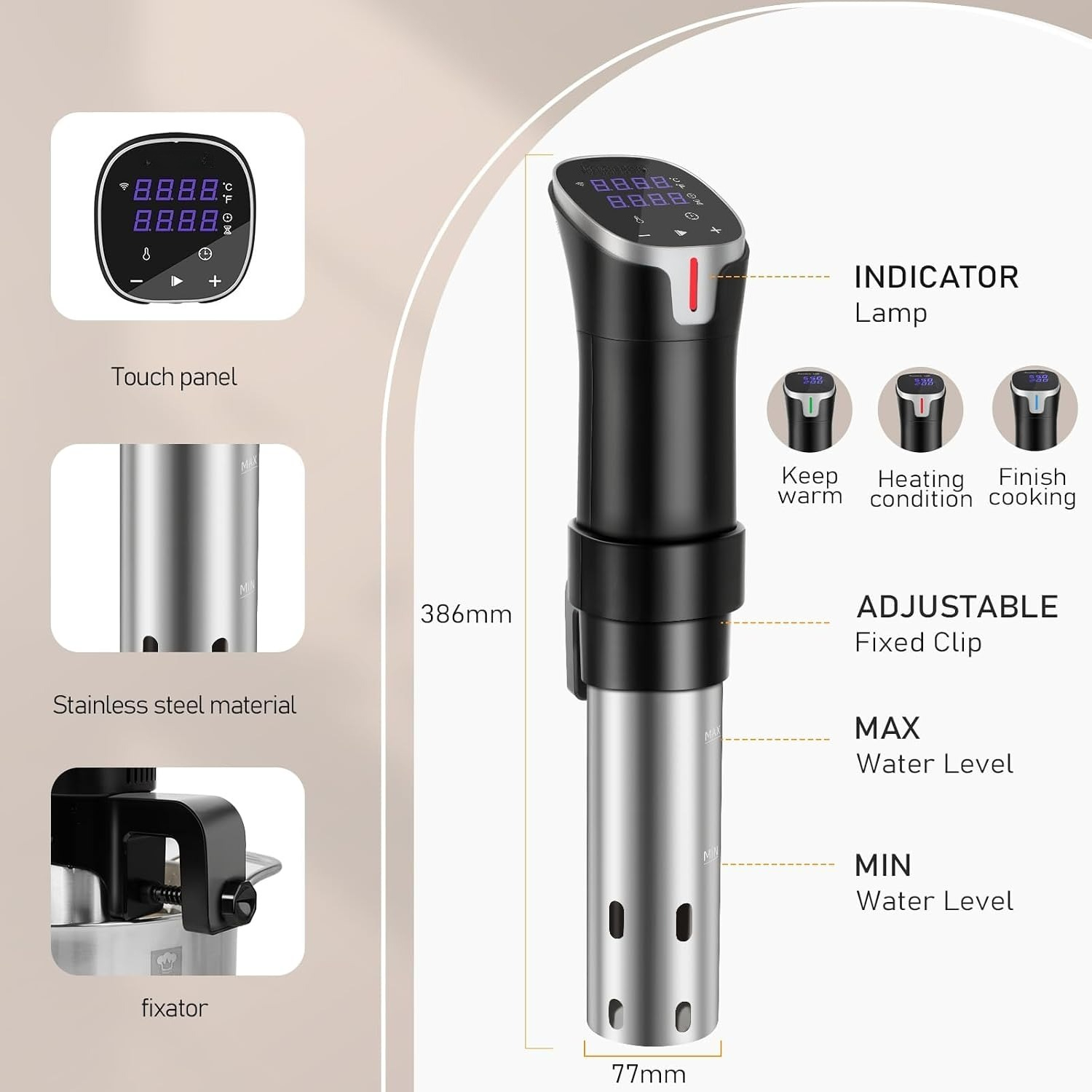 جهاز طهي سو فيد دقيق بقوة 1100 - مراجعة Digital Sous Vide Precision Cooker وسعره