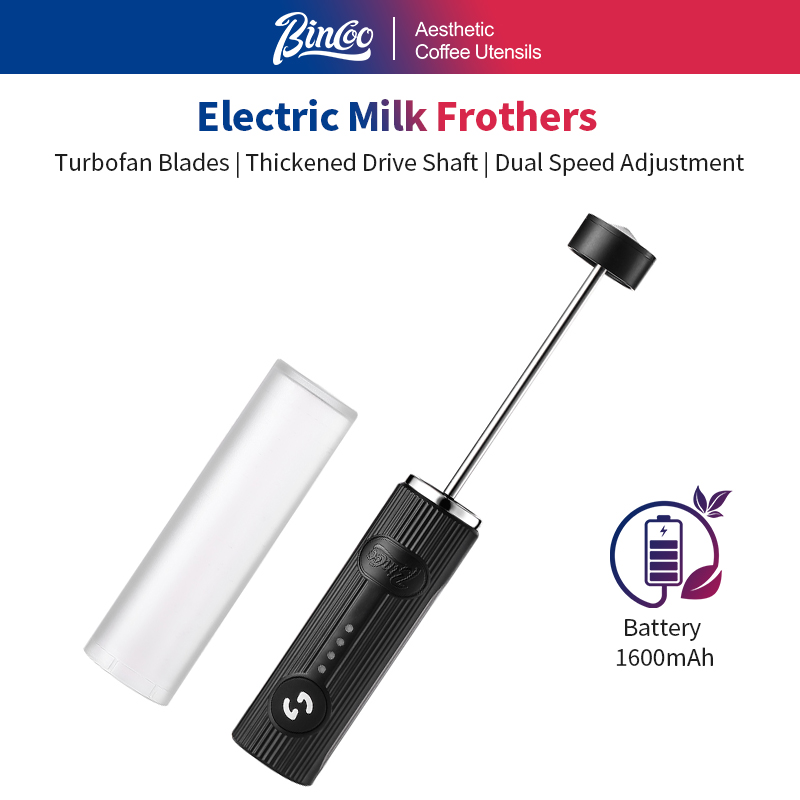 BINCOO القهوة الكهربائية Froth - مراجعة Electric Milk Frother Handheld وسعره